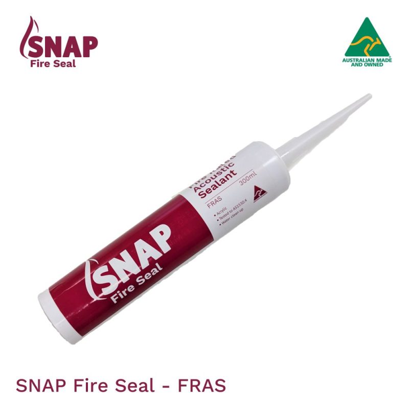 One smaller tube of SNAP Fire Seal with a narrow pour cap with logo that reads SNAP Fire Seal
